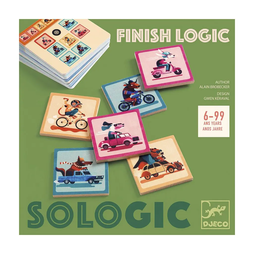 Настільна гра Djeco Логічний фініш (Finish Logic) (DJ08540)