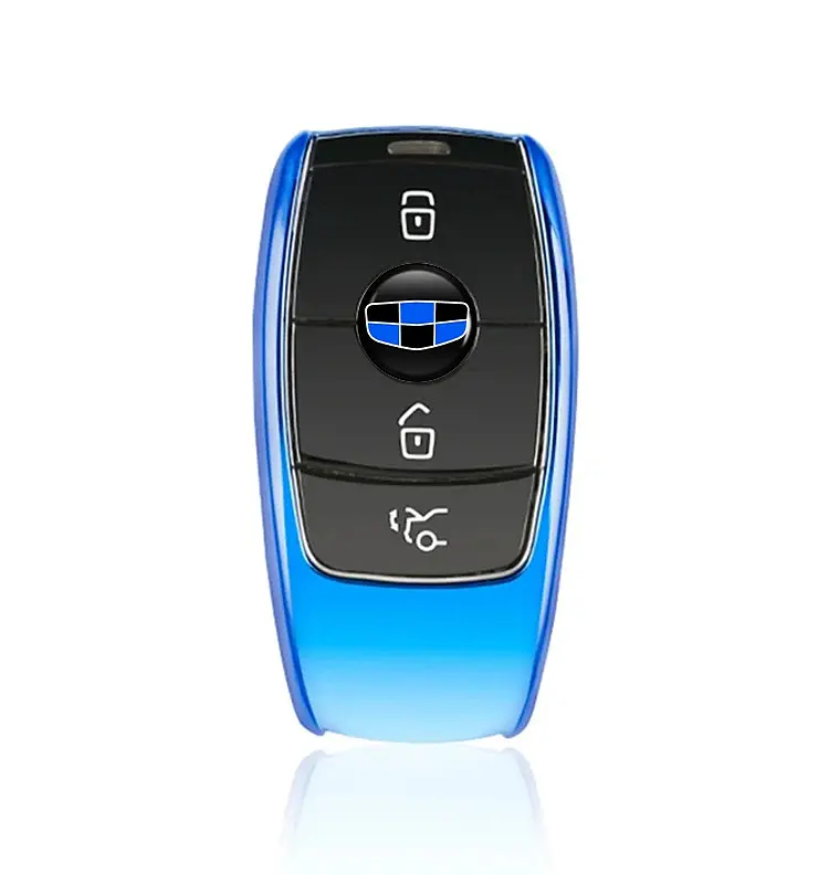 Наклейка з логотипом Geely №1 для автоключів d=15 мм Пластикова об'ємна (Завод) - фото 3