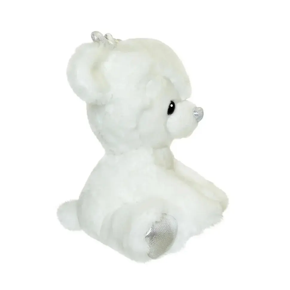 Детская мягконабивная игрушка "Олень" Aurora 220492C белый, 20 см - фото 4