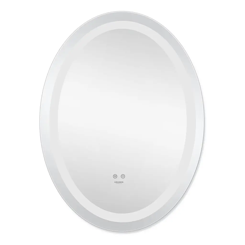 Дзеркало Kroner KRP Spiegel VO1 - 5070 з LED-підсвічуванням та антизапітнінням CV030040, Білий - фото 3