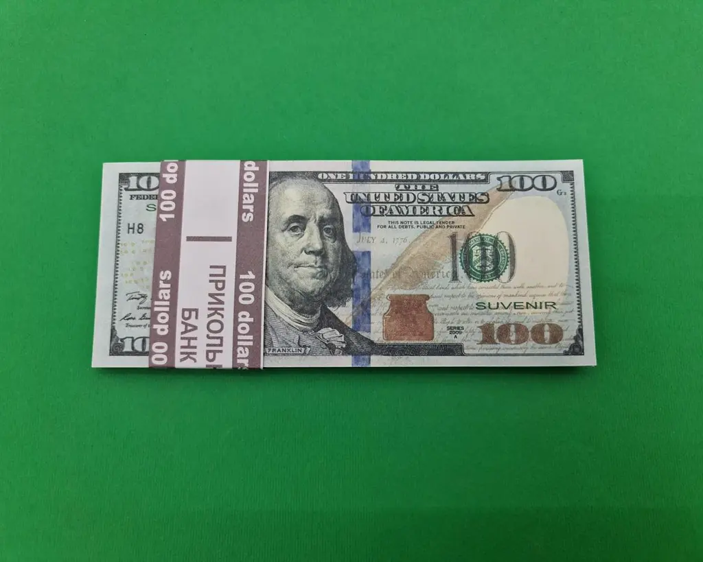 Сувенірні гроші 100 доларів нові 80 шт./уп (1861541116858) - фото 2