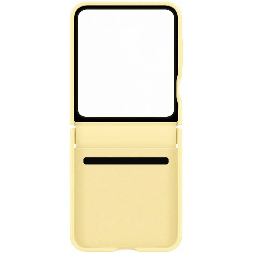 Чохол Epik Leather Case для Samsung Galaxy Flip6 Yellow AAA [113353] - фото 5