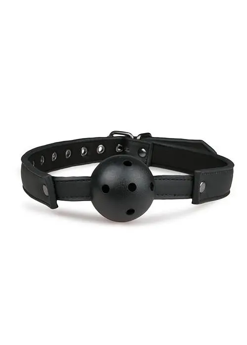Кляп Easy Toys Ball Gag Plastic Gag With Air Holes 4.5 см чорний - фото 2