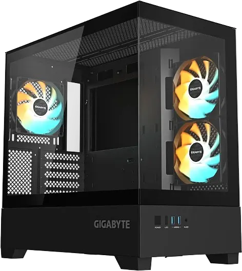 Корпус Gigabyte C201 Panoramic ARGB Black (GB-C201P) - фото 2