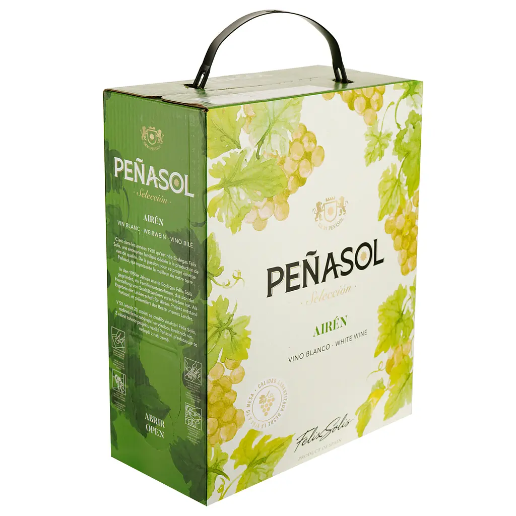 Уцінка. Вино Penasol, Bag-in-Box, біле, сухе, 3 л  - фото 3