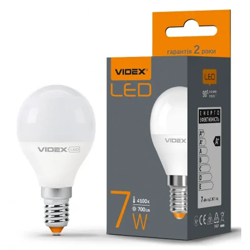 Лампочка TITANUM LED G45e 7W E14 4100K (VL-G45e-07144) - фото 3