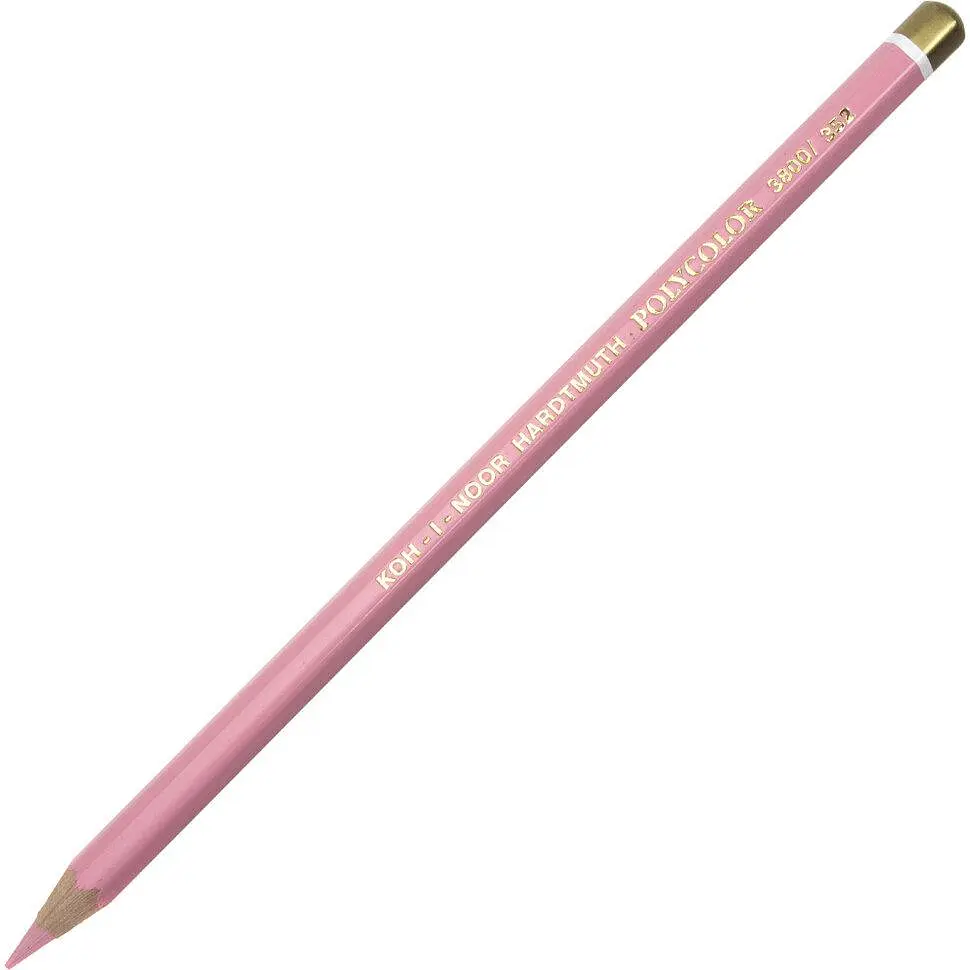 Олівець кольоровий Koh-i-noor Polycolor художній blush pink/багряно-рожевий 3800/352