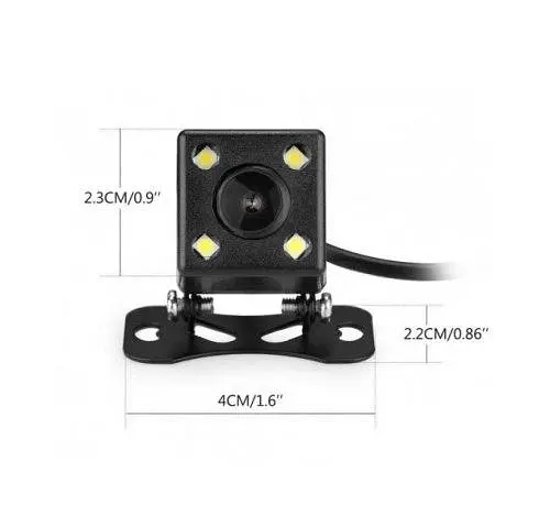 Автомобільна камера заднього виду UKC A-101 LED Black (av156-R) - фото 3