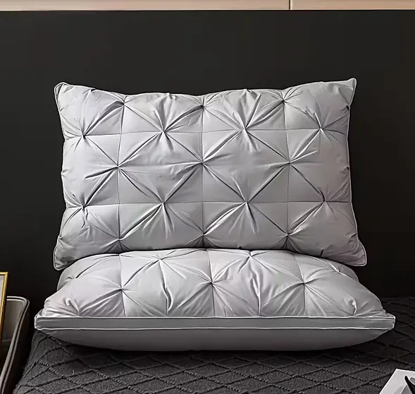 Подушка тісто з поліефірного волокна Hotel pillow 19536 50х70 см сіра - фото 4