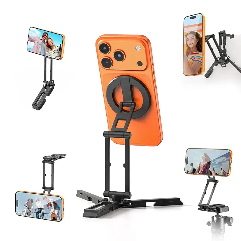 Тримач телефону Ulanzi SK29 Foldable Phone Stand(Magnetic) чорний - фото 3