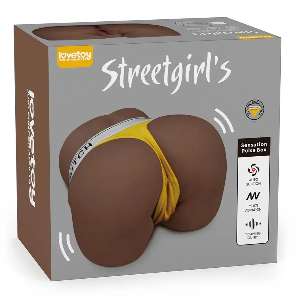 Мастурбатор Lovetoy Streetgirls 11 Sensation Pulse з вібрацією та всмоктуванням - фото 11