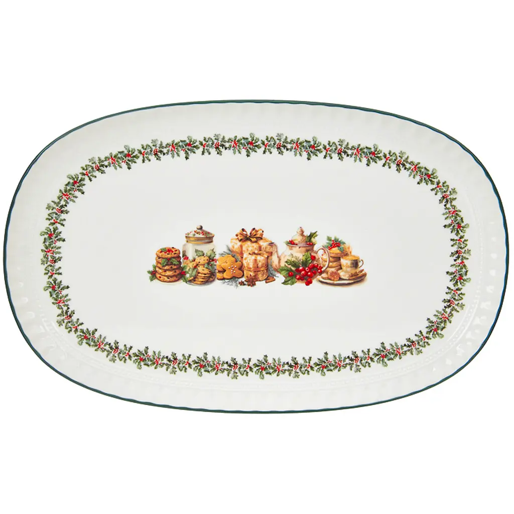 Блюдо Lefard Santa's Gift 36 см (989-006)