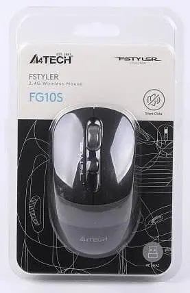 Комп'ютерна миша A4Tech Fstyler FG10S 2000dpi Black+Grey teh0020412 - фото 5