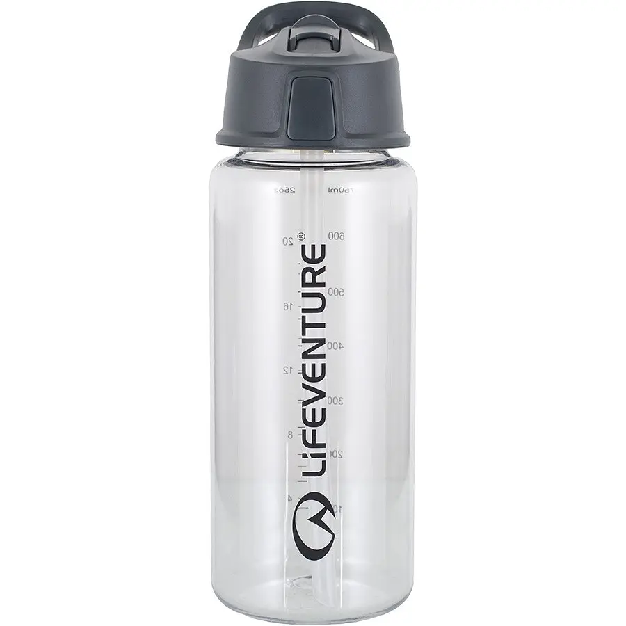 Фляга Lifeventure Flip-Top Bottle 750 мл Світло-сірий - фото 4