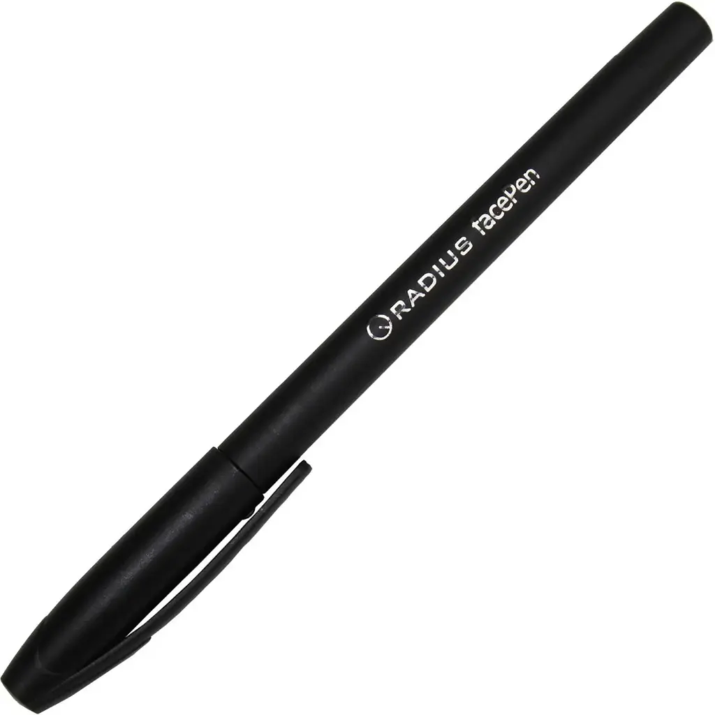 Ручка кулькова Radius Face pen 0,7мм чорна, картонна упаковка 7890