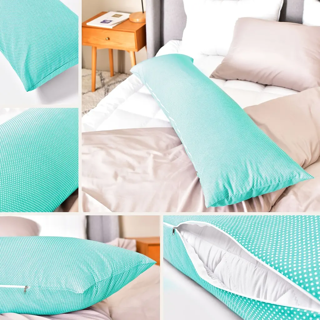 Наволочка бязь з блискавкою для подушки Nordic Ideia 40х140 см (8-35515*002) - фото 4