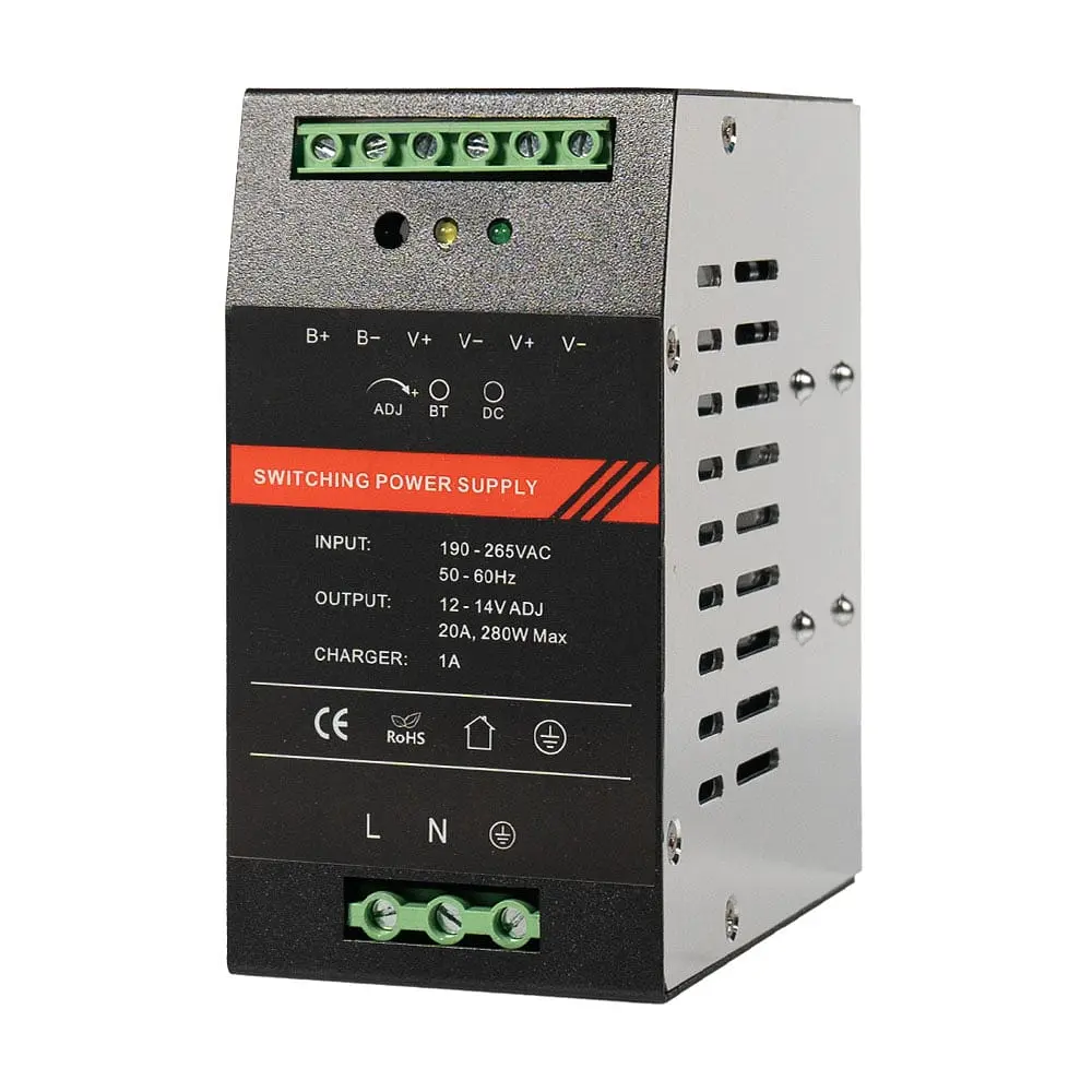 Джерело безперебійного живлення Kraft PSU-1220DIN з кріпленням на DIN-рейку (43-00110) - фото 12