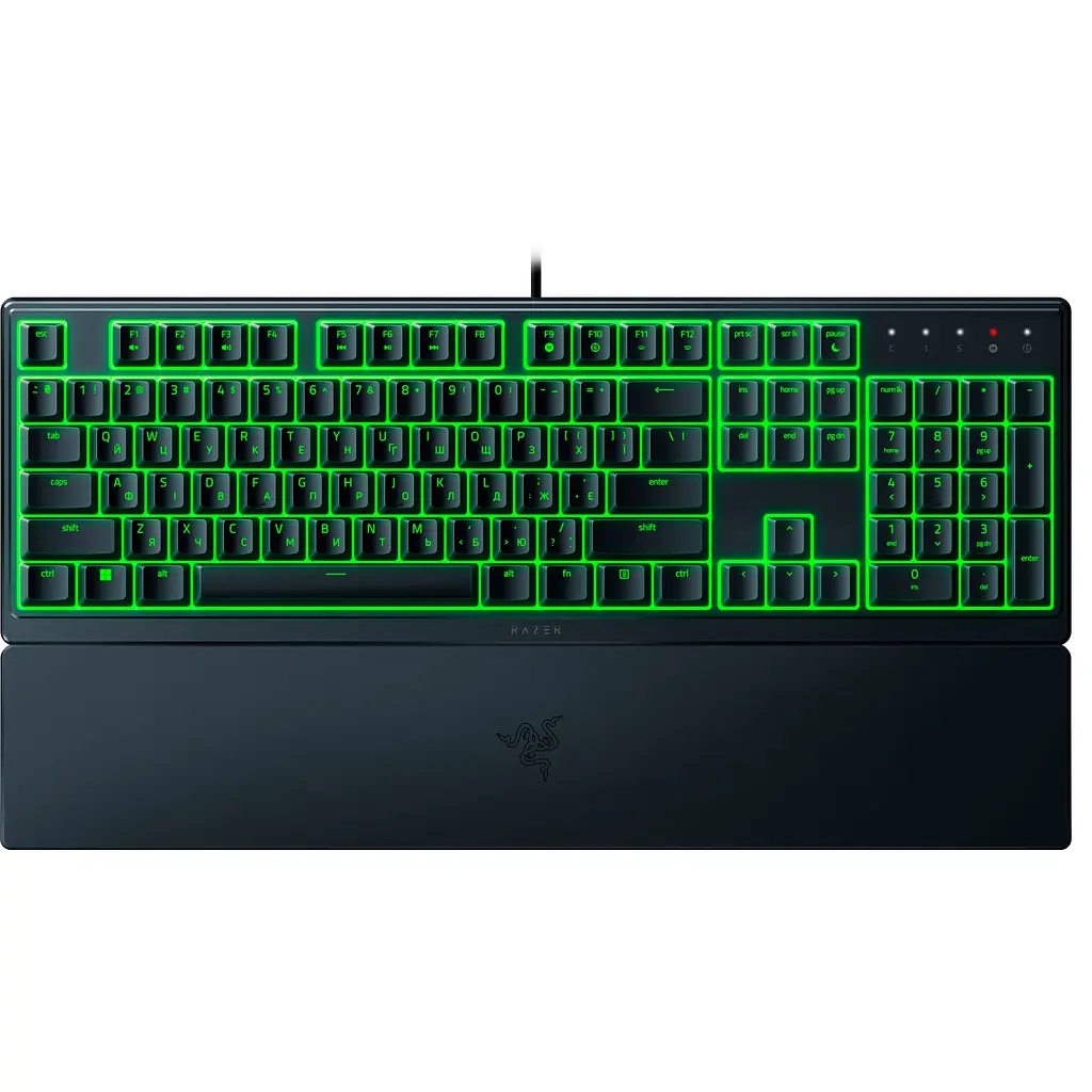 Клавіатура мембранна Ornata V3 X 104key, USB-A, EN/UK, RGB, чорний Razer teh0013857 - фото 2
