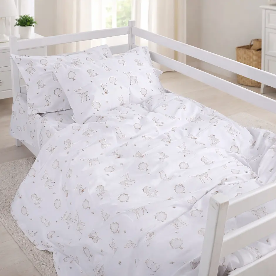 Простыня MirSon Ranforce Elite Little Meadow 150x220 см (2200012578360) - фото 4