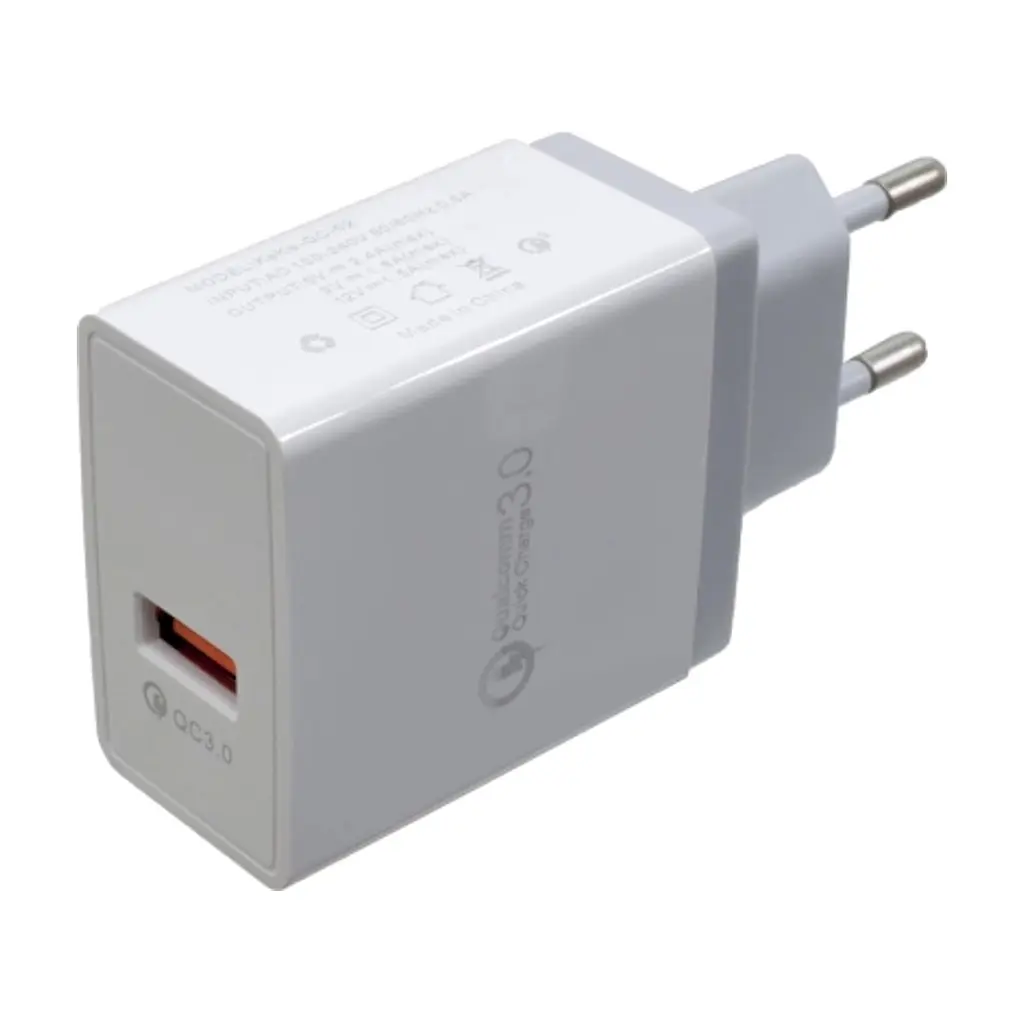 Зарядний пристрій Patron USB QC3.0 2.4A white (PN-QC3-220V-W) - фото 4