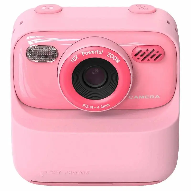 Дитяча камера миттєвого друку Instant Print Camera P79 (Рожевий) - фото 2