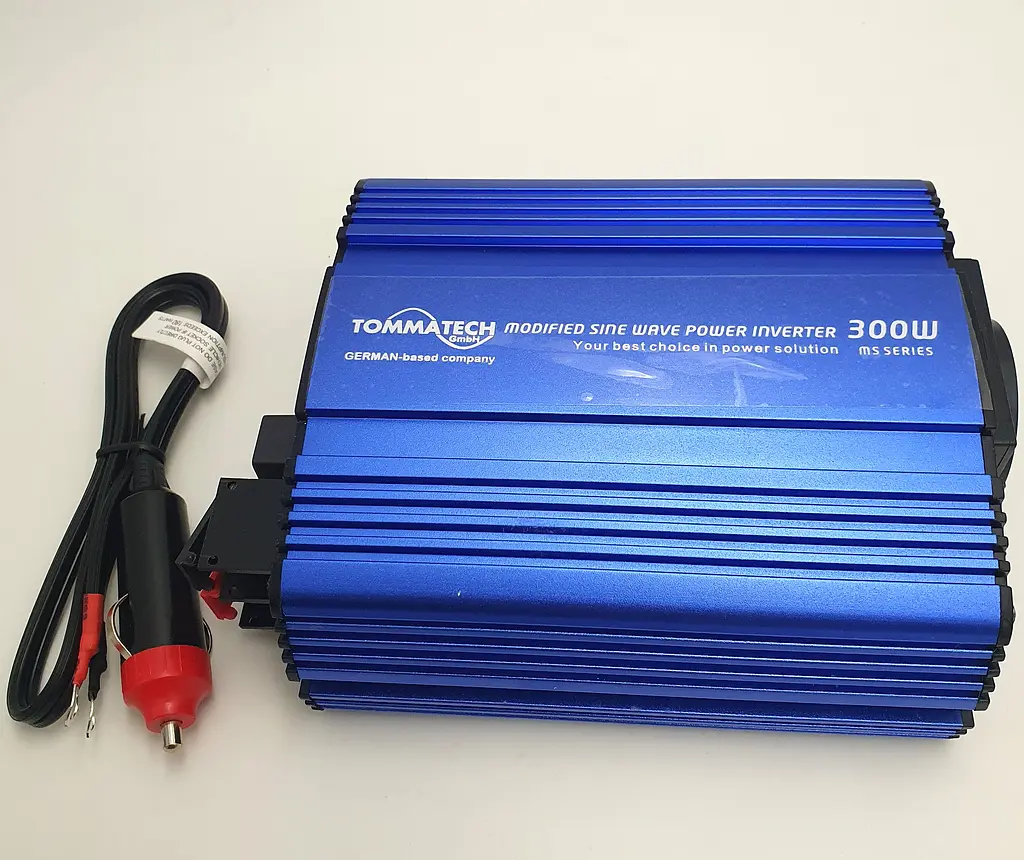 Автоінвертор-перетворювач напруги 12 V-220 V 300 Вт 12 V-220 V 300 W 2 USB Power Inverter Tommatech MS300 - фото 14