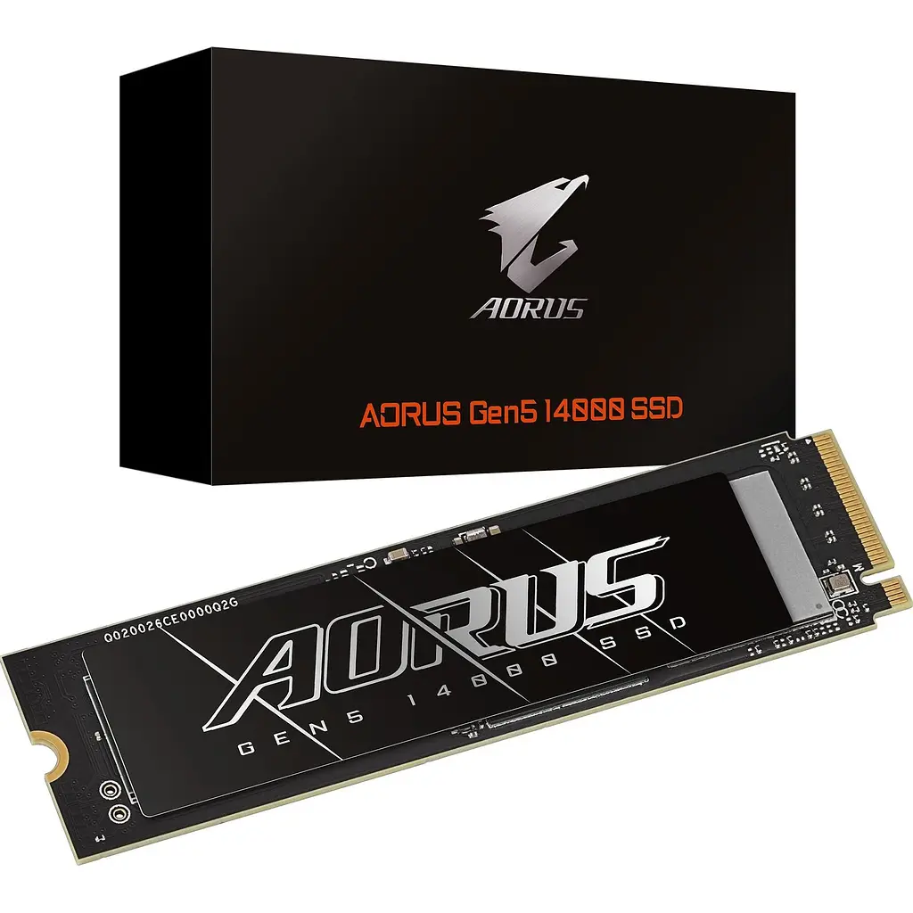 SSD накопитель Gigabyte AORUS Gen5 14000 2TB [AG514K2TB] [142684] - фото 6