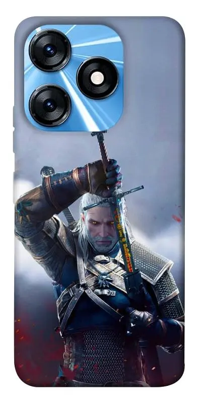TPU чохол Demsky The witcher gerald для TECNO Spark 10 Pro