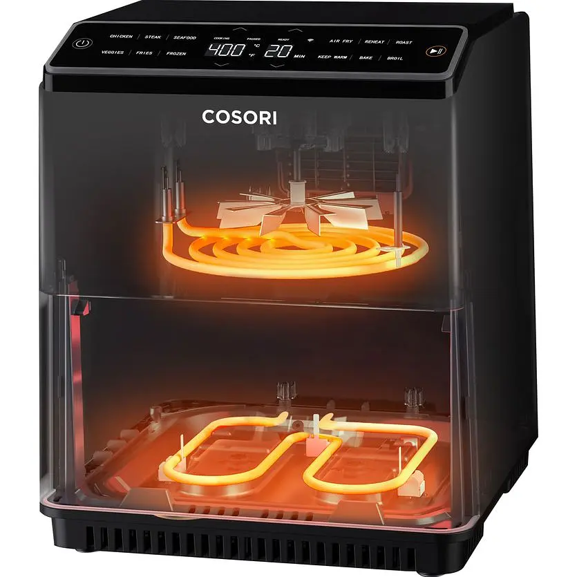 Мультипіч Cosori Dual blaze CAF-P681S-KEUR чорна [120884] - фото 7