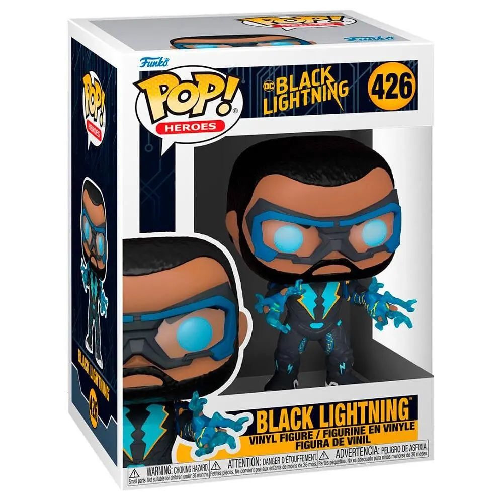 Фігурка Funko Pop Фанко Поп ДС Чорна Блискавка Чорна Блискавка DC Black Lightning Black Lightning 10 см DC BL BL 426 - фото 2