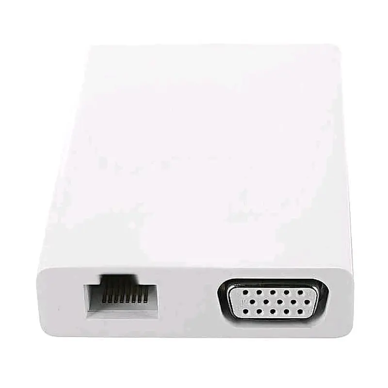 Хаб адаптер Xiaomi Type-C Hub На Lan RJ-45 1gb + VGA + 2 x USB - фото 6