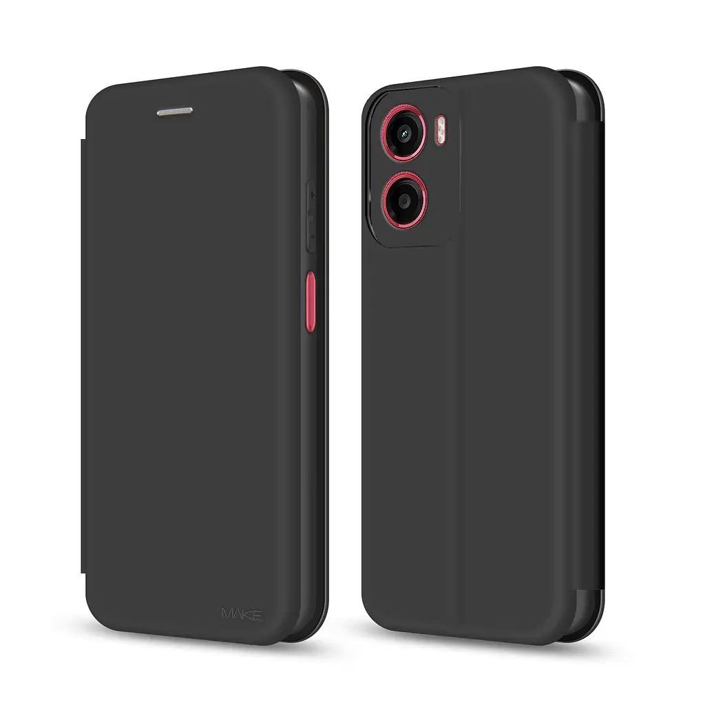 Чохол-книжка MAKE Motorola G05/E15 Flip Black