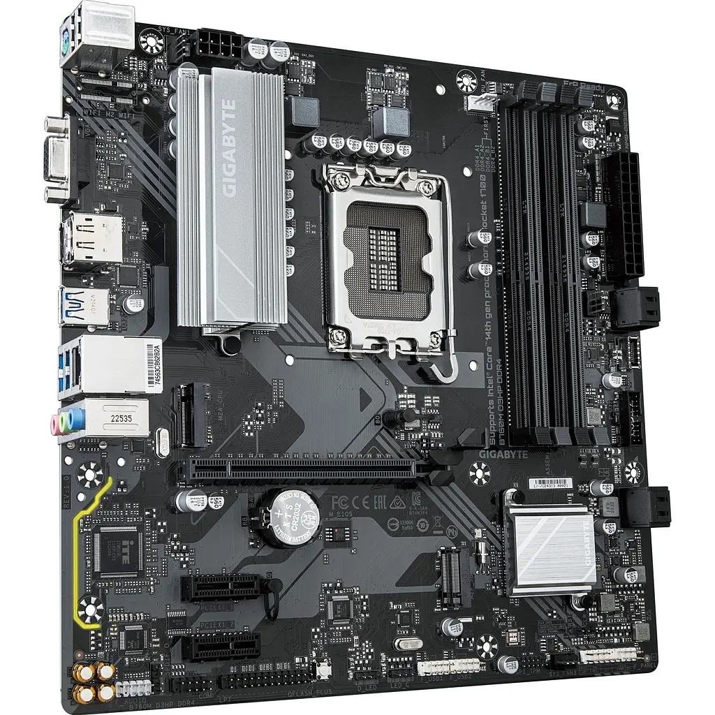 Материнська плата Gigabyte B760M D3HP DDR4 [146929] - фото 3