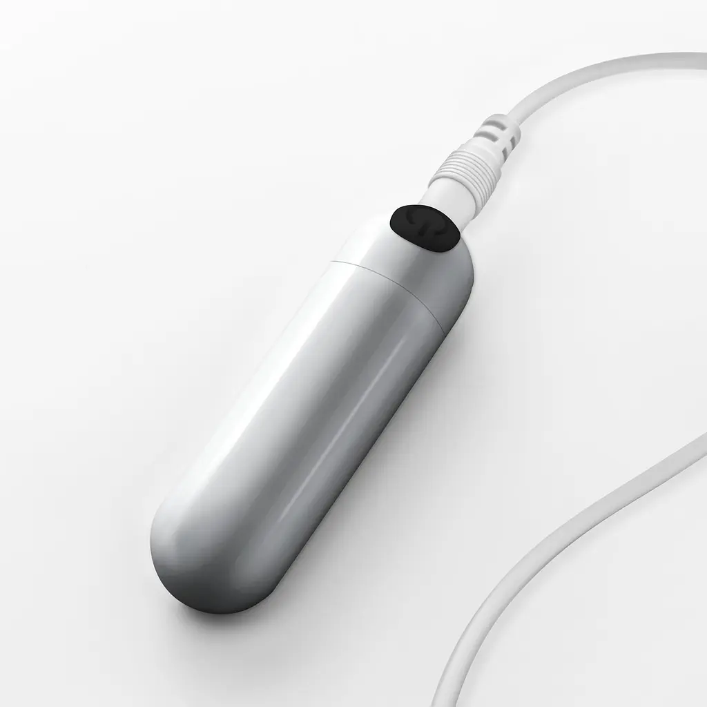 Мини-вибратор Crushious iMoan 7.6 см (серебристый) - фото 8