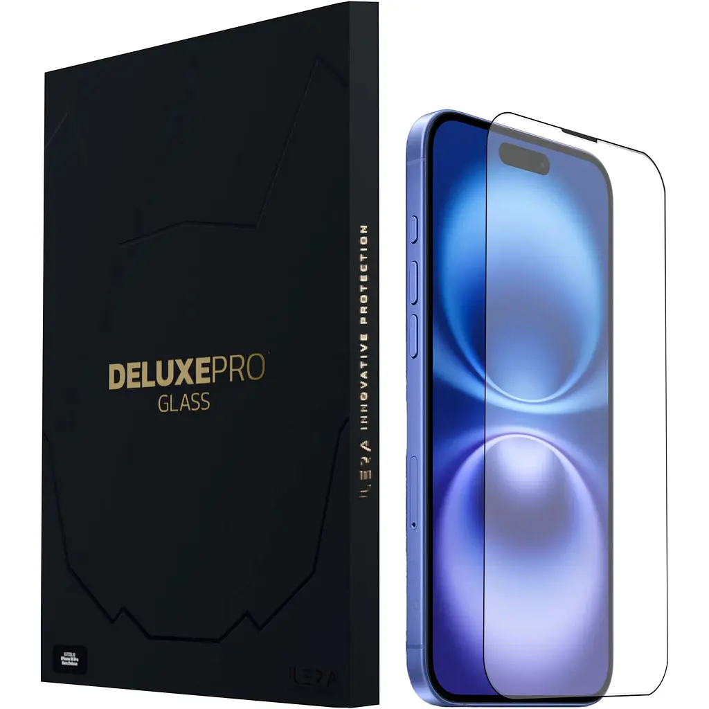 Захисне скло iLera DeLuxe Frosted Glass для Apple iPhone 16 (iLFrDL16) [117193] - фото 2