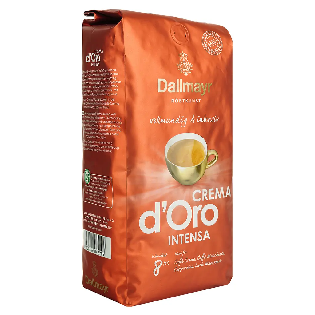Кава в зернах Dallmayr Crema d'Oro Intensa смажена 1000 г - фото 2