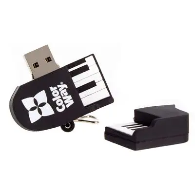 USB флеш накопитель ColorWay Piano 64 GB 3.0 Black (CW-USBPO64) - фото 2