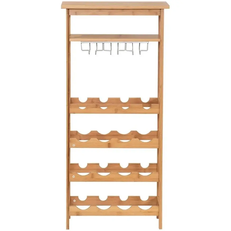 Винный стеллаж Chomik Wine бамбук - фото 5