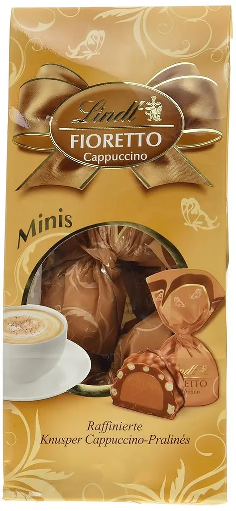 Шоколадні цукерки Lindt Fioretto Minis Cappuccino 115г - фото 2