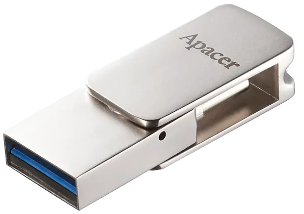 Flash Drive Apacer AH181 64GB Type-C Mobile USB 3.2 Silver - фото 4