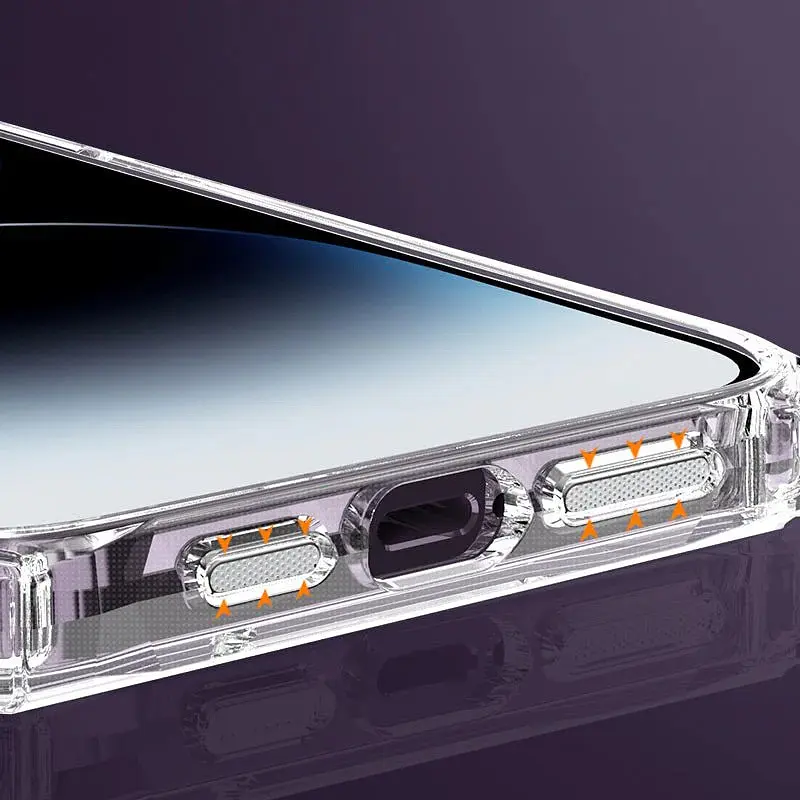 Чохол TPU Gorilla with MagSafe для Apple iPhone 16 Pro (6.3) Clear - фото 4