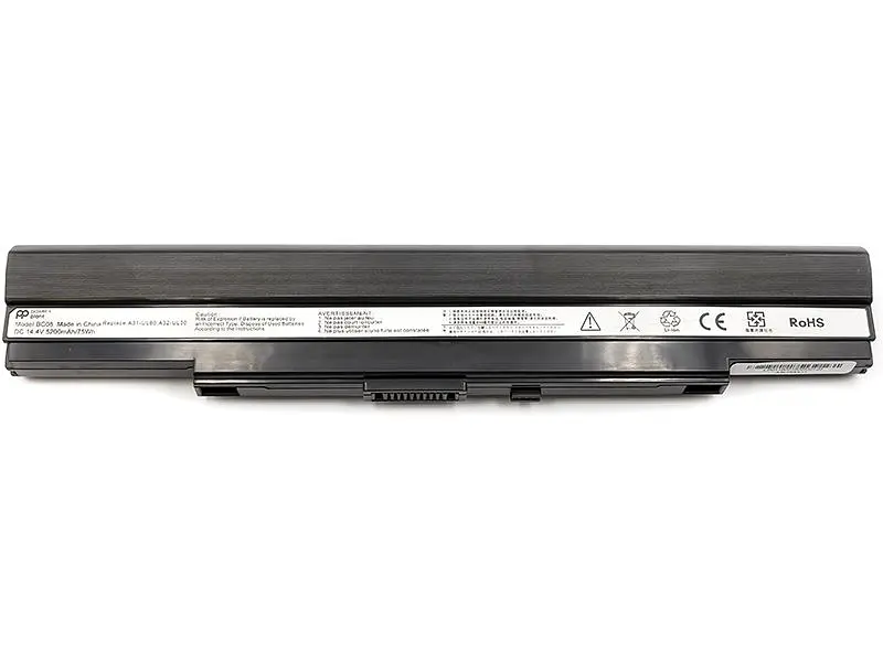 Акумулятор PowerPlant для ноутбуків ASUS U30 Series (A31-UL30, ASU300LH) 14.4V 5200mAh (NB430222)