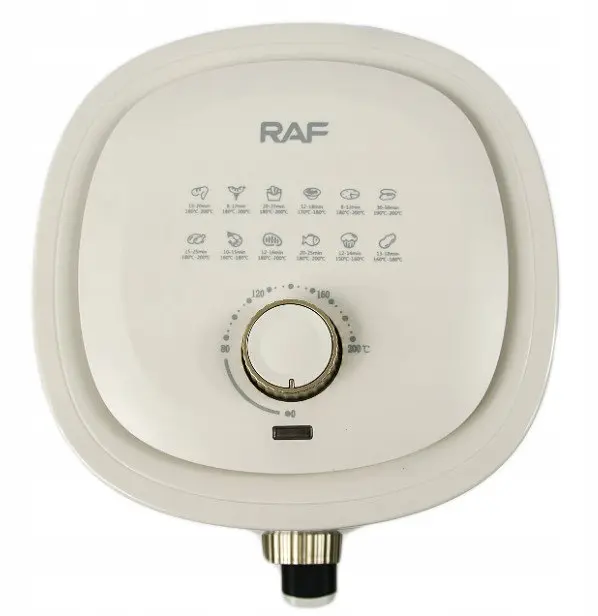 Аеро - фритюрниця без олії RAF R.5332W 1500 Вт 6 л з регулюванням температури Біла - фото 4