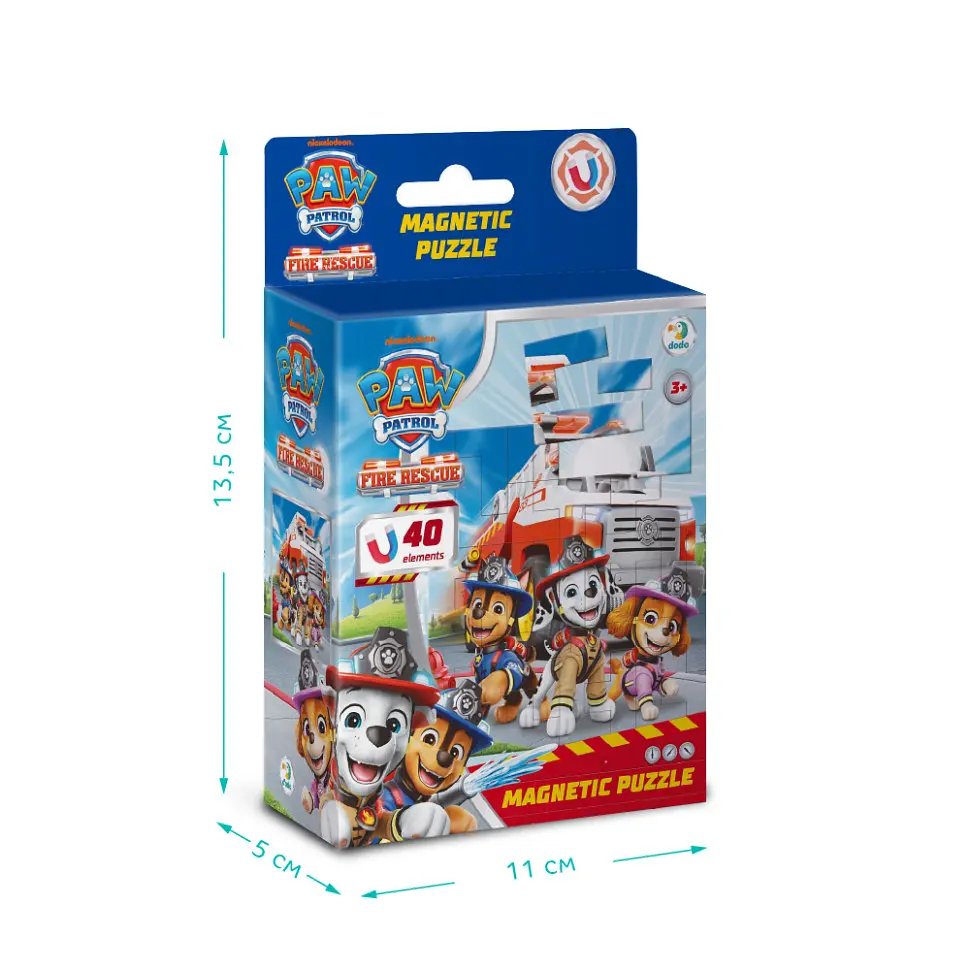 Дитячий магнітний пазл "Пожежні" DoDo Toys 200648 на 40 елементів - фото 2
