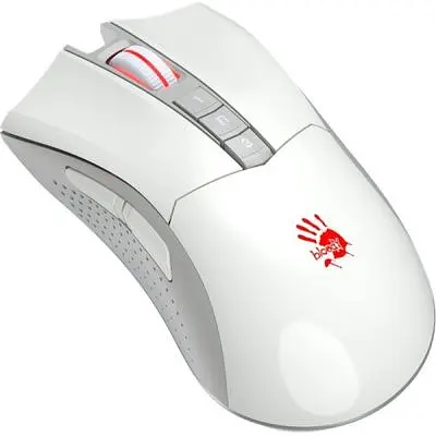 Комп'ютерна мишка A4Tech Bloody R90 Plus Wireless Greyish White (4711421001731) - фото 2