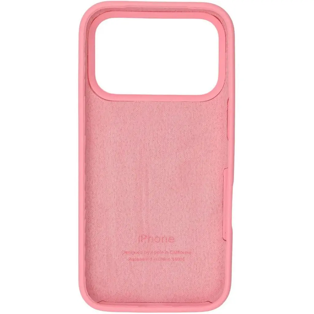 Силіконовий чохол для Apple iPhone 17 Pro Max рожевий AA [145110] - фото 2