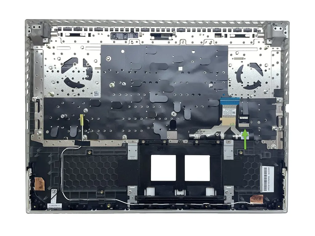 Топкейс ноутбука / верхня панель та клавіатура для ноутбука Asus ROG Strix SCAR 18 G834JY, G834JZ (90NR0CG1-R31UA1) Оригінал від Asus, Верхня панель клавіатури - фото 2