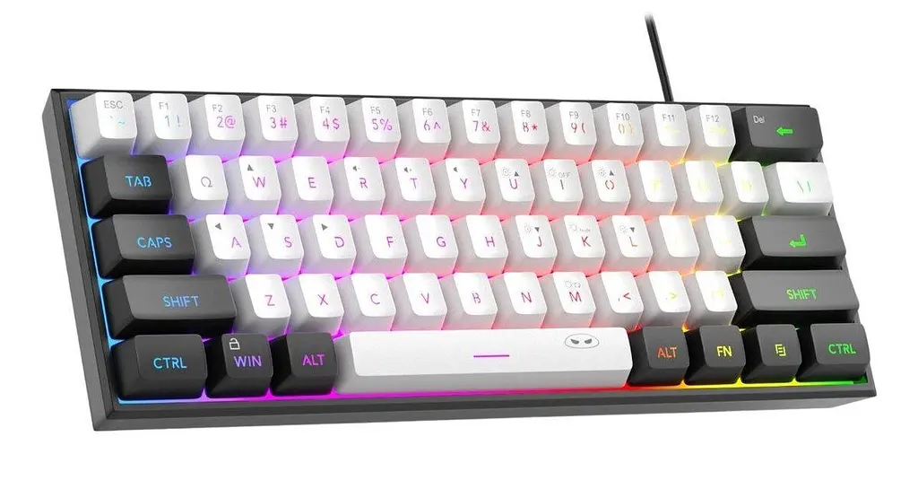 Клавіатура MageGee TS91 RGB (6971969727502-UA) Black/White (G-000003786) - фото 4