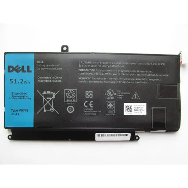 Акумулятор до ноутбука Dell Vostro 5470 VH748 51.2Wh (4500mAh) 6cell 11.4V Li-ion (A41997) - фото 3