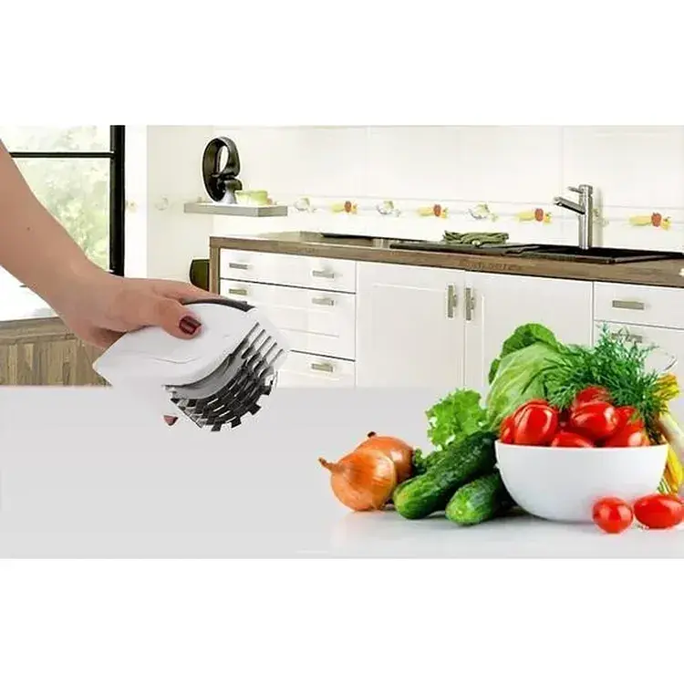 Ніж для нарізання Rolling Mincer 3в1 Black White (do027) - фото 7